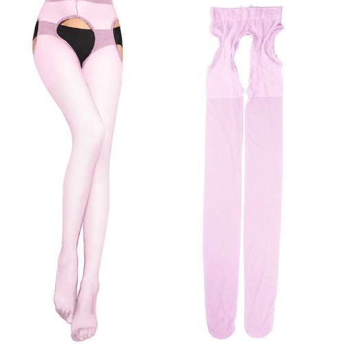 Damenstrumpfhosen mit offenem Schritt Strumpfhose krückenlos durchsichtig Hosenträger Strümpfe Strumpfhose - Bild 13 von 15