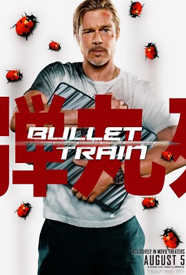 Bullet Train movie poster (b) : Brad Pitt : 11 x 17 inches