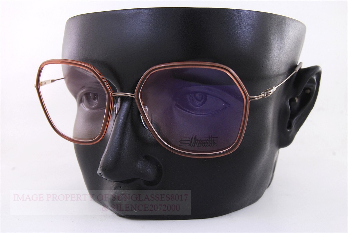 New Silhouette Eyeglass Frames Dynamics Colorwave Contour 4569
