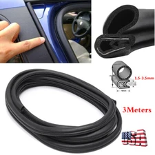 Universal 3M Car Truck Door Trunk Edge Rubber Sealed Strip Proetctor Anti-aging