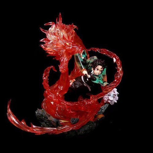Demon Slayer Kamado Tanjirou LED Night Light Figure Statue Model Toy Gift 30cm - Picture 7 of 12
