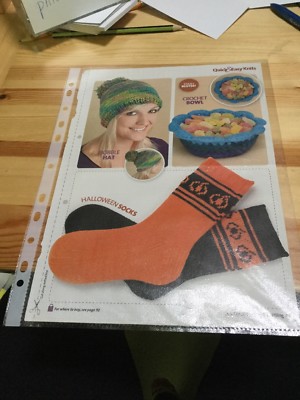 Schnelle, einfache Damen Bommelmütze, Halloween Socken Strickmuster & Häkelschale