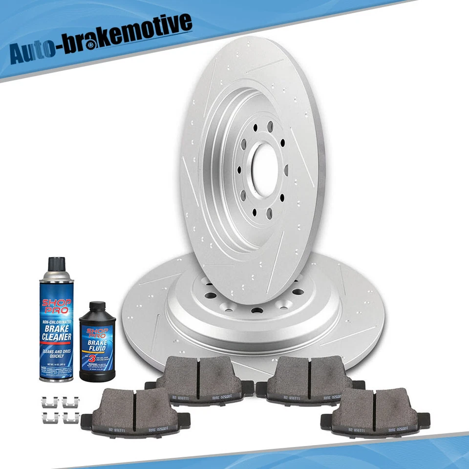 ЗАДНИЙ СЛОТ FORD TAURUS X 2008-2009 2 ШТ ТОРМОЗНЫЕ ДИСКИ РОТОРЫ 4 ШТ КЕРАМИЧЕСКИЕ КОЛОДКИ - Изображение 2 из 4