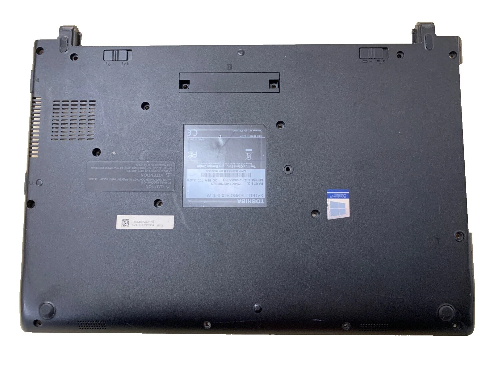 Carcasa inferior Toshiba piezas de repuesto para Laptop