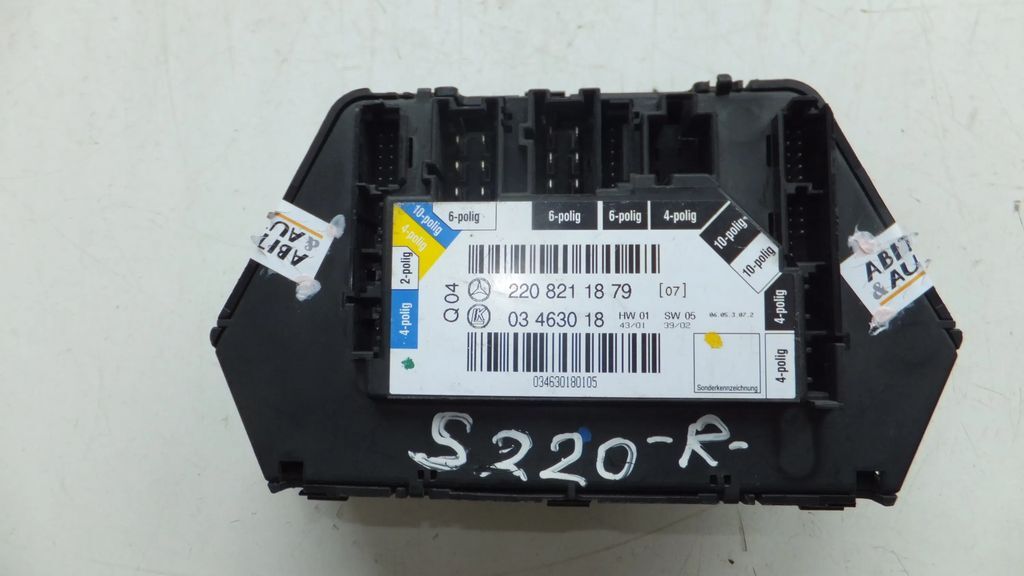 Mercedes-Benz S Class W220 Front Right Seat Control Switch Unit 