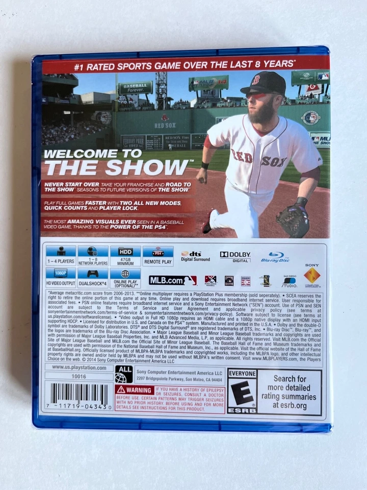 MLB 14 The Show (Sony PlayStation 4, 2014) New Factory Sealed Baseball Fast Ship - Image 2 of 4