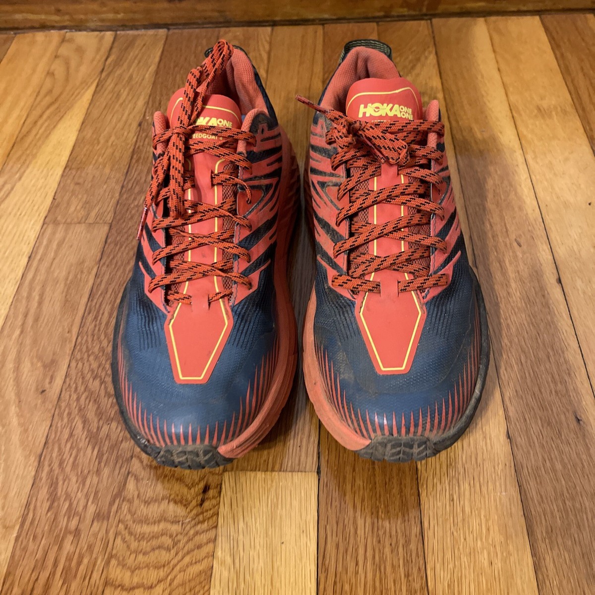 Hoka Men\'s Vibrant Red Athletic Shoes HOKA Men main image 2