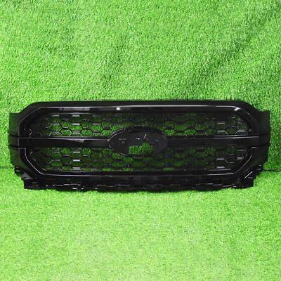 Fit For Ford F-150 F150 Platinum 2021 2022 2023 Front Bumper Grille Gloss Black