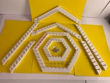 Vtg Love And Money Loom Set 8 Pc Lap Weaving Craft USA Yarn Knit John Alan  Ut