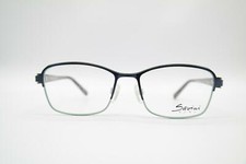 Savini 0417 Blau Türkis Braun Oval Brille Brillengestell eyeglasses Neu