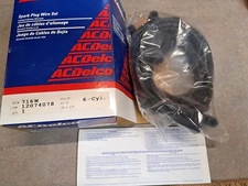 Lot of Tune-up parts fits 1988-95 GM 4.3L V6 AC Delco Plug Wires, Wells Cap &