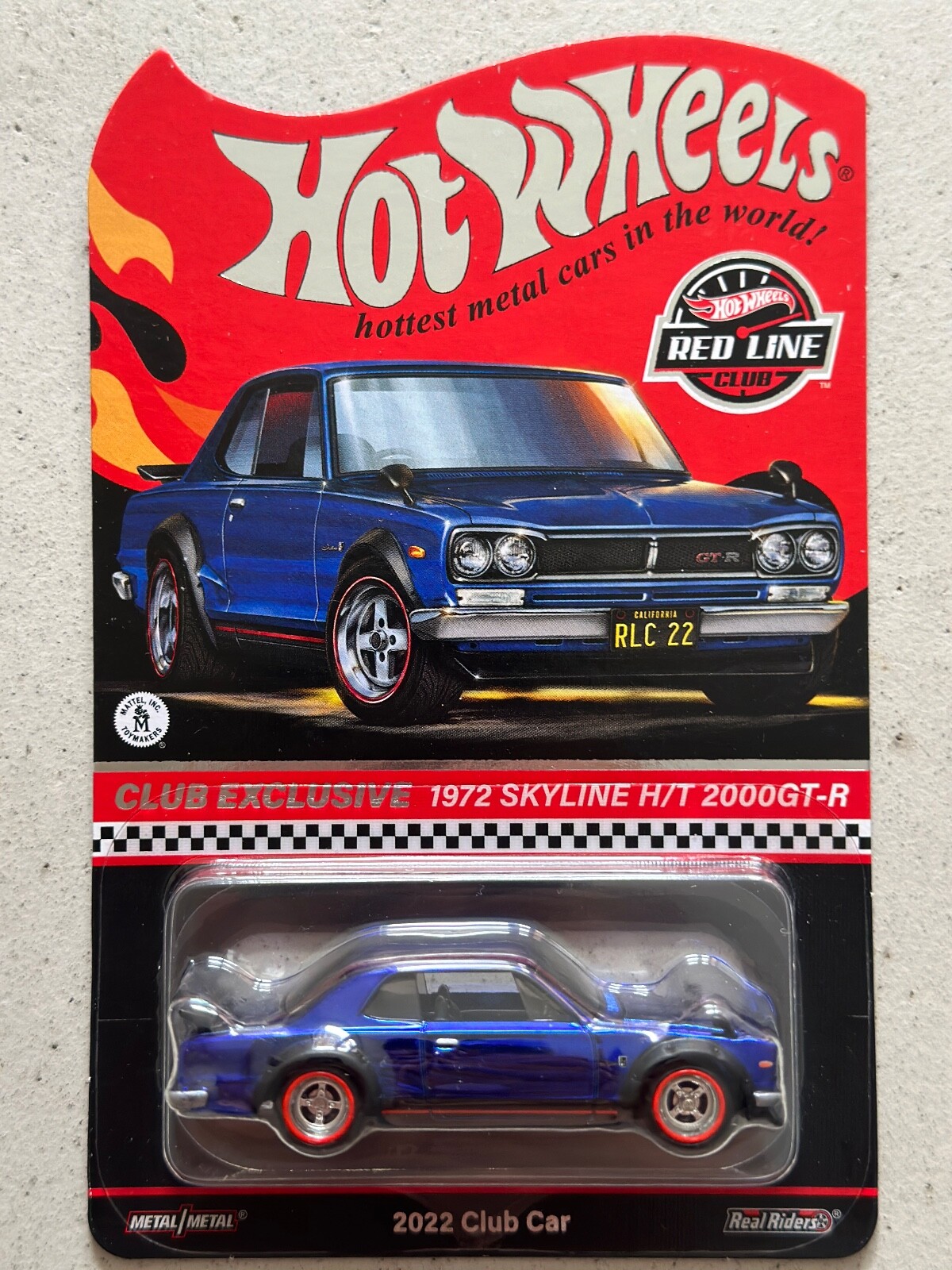 2022 Hot Wheels Red Line Club 1972 NISSAN SKYLINE H/T 2000GT-R RLC JDM GTR