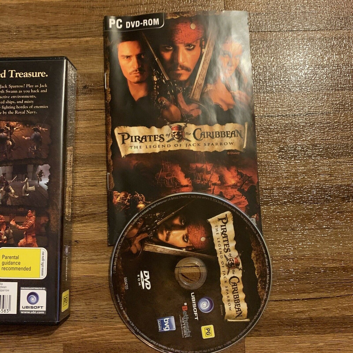 Pirates Of The Caribbean - The Legend Of Jack Sparrow PC DVD