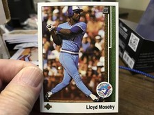 1989 Upper Deck Toronto Blue Jays Baseball Card #381 Lloyd Moseby