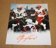 Cleveland Browns Jerome Ford #34 SIGNED 8X10 PHOTO RB FUTURE STAR ORANGE COLLAGE