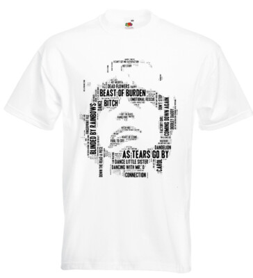 Brian Jones Song Titles T Shirt Rolling Stones Keith Richards Mick Jagger