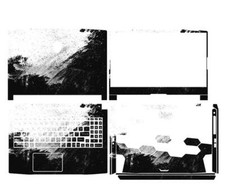 Dazzle Laptop Protector Skin Stickers For MSI GF66