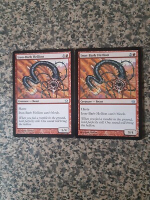 MTG - 2 x Iron Barb Hellion - Fifth Dawn
