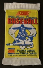 1990 Score Pack Tom Brunansky Cardinals Top Glenallen Hill Blue Jays Rookie Back