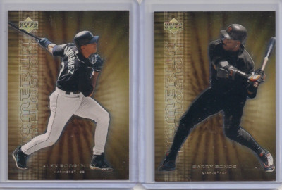 2000 Upper Deck Home Run Explosion Alex Rodriguez and Barry Bonds