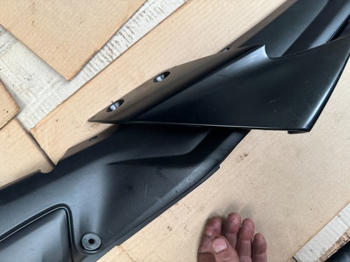 YAMAHA MT 125 MTN 125 A 2022 2021 2023 RIGHT SIDE COWL COVER FAIRING BLACK REAR - Picture 8 of 12