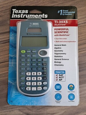 Texas Instruments TI-30XS MultiView Scientific Calculator - Blue