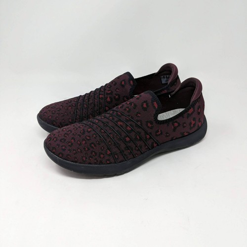 clarks cloudsteppers knit slip ons