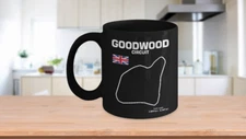 Track Outline Goodwood Circuit UK Coffee Mug Tea