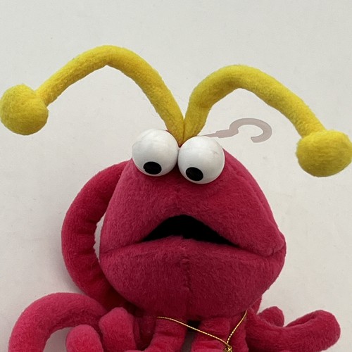 Gund Sesame Street Yup 2004 Yup Yip Yip marciano pequeñas etiquetas de felpa rosa muy raras - Imagen 13 de 15