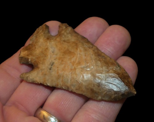 THEBES PERRY CO MISSOURI AUTHENTIC INDIAN ARROWHEAD ARTIFACT COLLECTIBLE RELIC - Picture 4 of 8