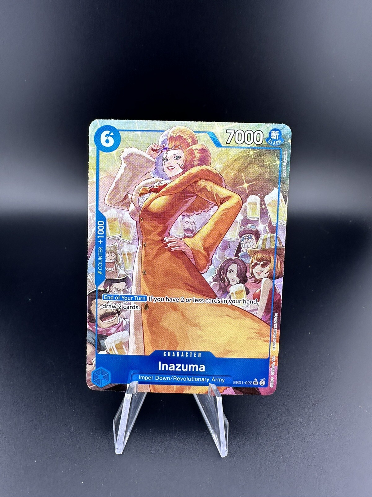 One Piece Extra Booster Memorial Collection Inazuma EB01 022 Alt Art SR