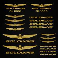Honda Goldwing Sticker Set 19x Decal Replacement Gl 1800 Motorbike Gold Wing Honda Goldwing Sticker Set 19x Decal Replacement Gl 1800 Motorbike Gold Wing