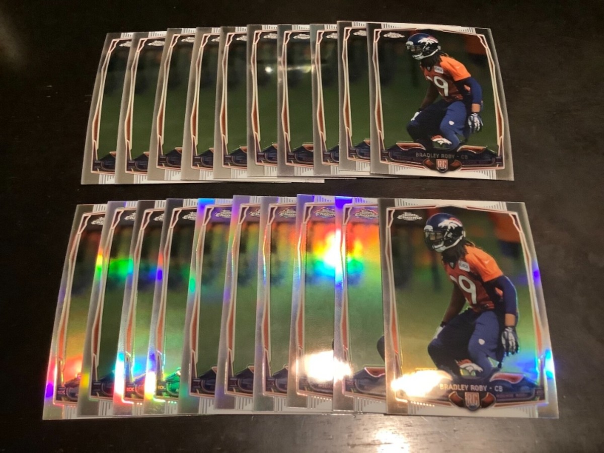 Robby商品　カードのあれ Denver Broncos cb Bradley roby rc chrome 20 card lot rookie