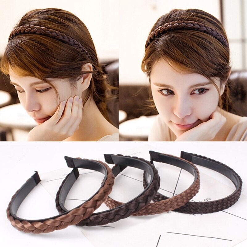 Korean Women Girls Fashion Hot Hair accessories Vintage Creative Headband Braids