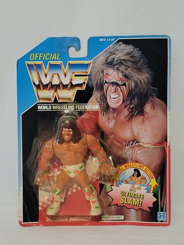 1990 Hasbro WWF Ultimate Warrior Action Figure Wre...