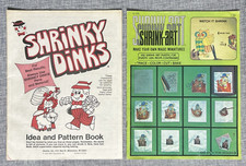2 Vintage Shrinky Dinks Shrink-Art Idea And Pattern Books Craft Collect