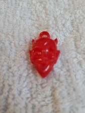RARE VINTAGE RED DEVIL HEAD GUMBALL CHARM