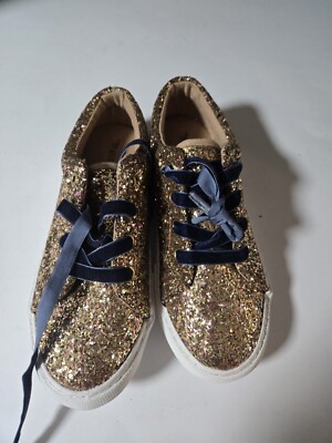 New/ Girl's Olivia Miller Glitter Sneakers/ Size 3