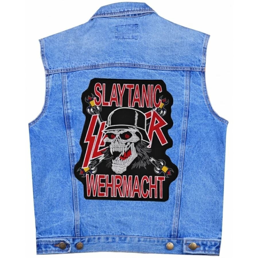 90s◎Slayer \"SLAYTANIC WEHRMACHT\" メタルベスト 90s◎Slayer SLAYTANIC WEHRMACHT メタルベスト