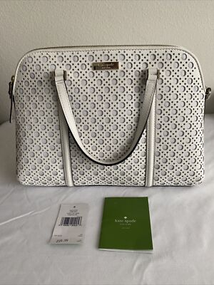 Kate spade Newbury Lane Caning White Handbag Australia
