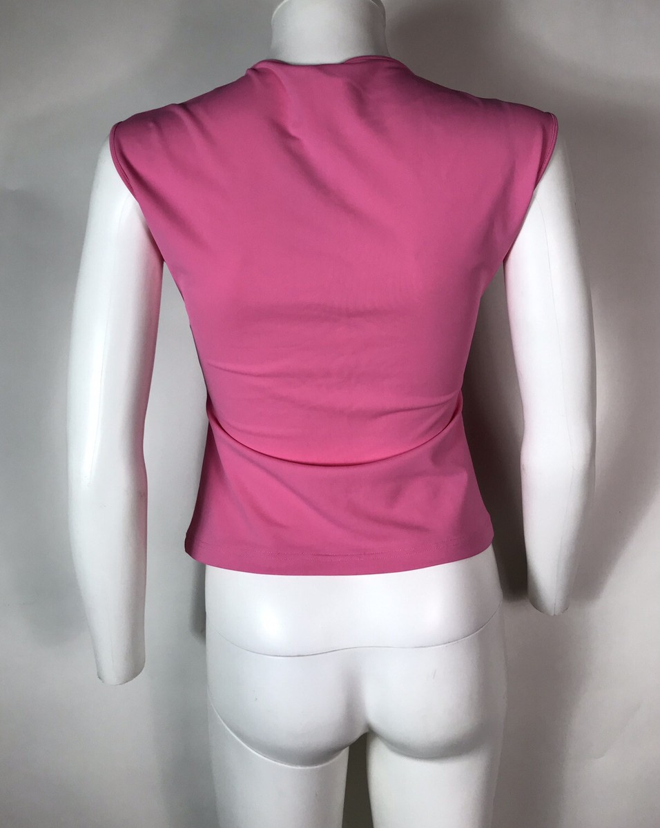 CHANEL ピンク タンクトップ 42 CHANEL ピンク タンクトップ 42 パステルカラーで爽やかに♪】シャネル