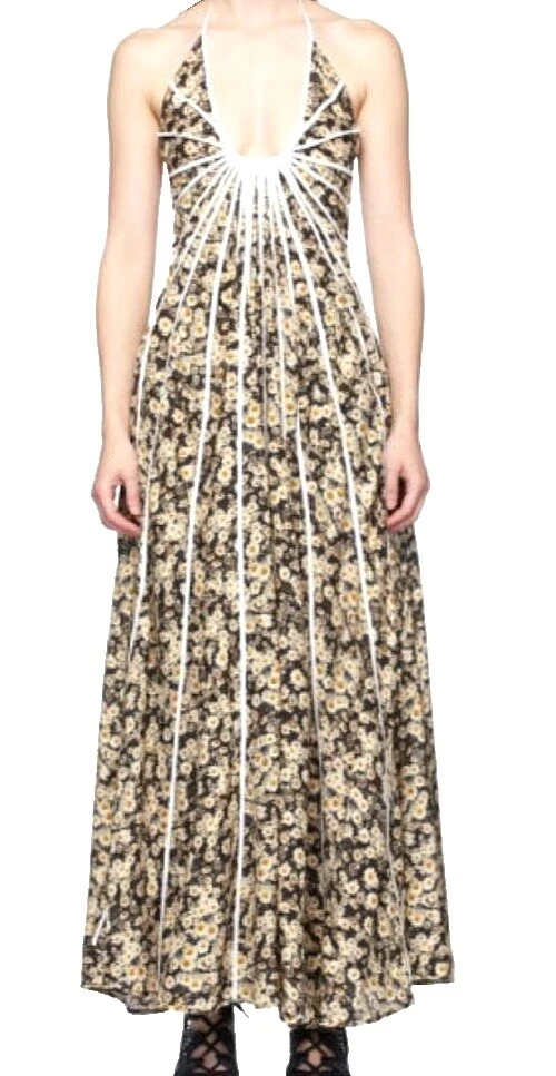 Cotton Long Sleeve Casual Floral Dresses for Women