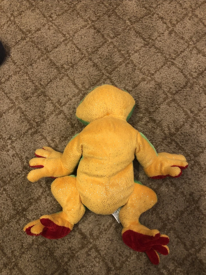 Ganz Webkinz Tree Frog Plush Toy Green Yellow 12" Stuffed Animal No Code T80826 - Image 2 of 4