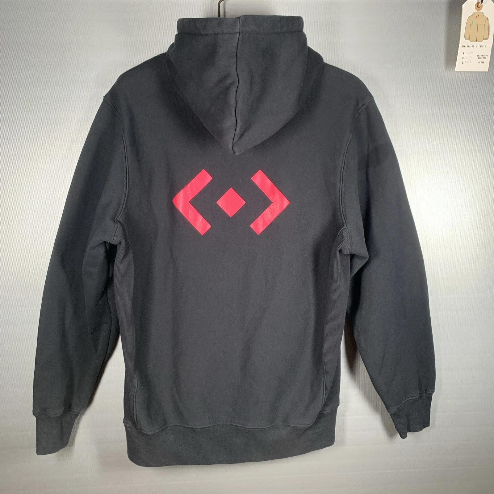 Sport-Tek Fullzip Hoodie w/ Stain Adult Large Black Merge Workout Exercise