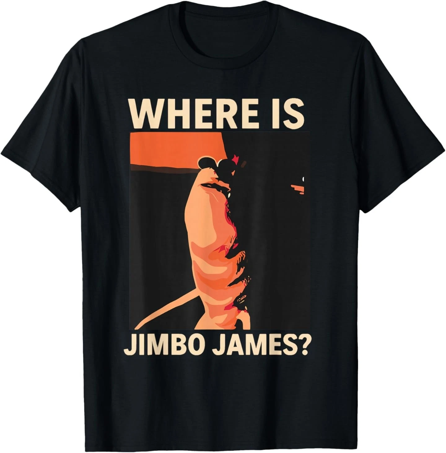 Marcus The Worm Where is Jimbo James Cartoon Art T-Shirt