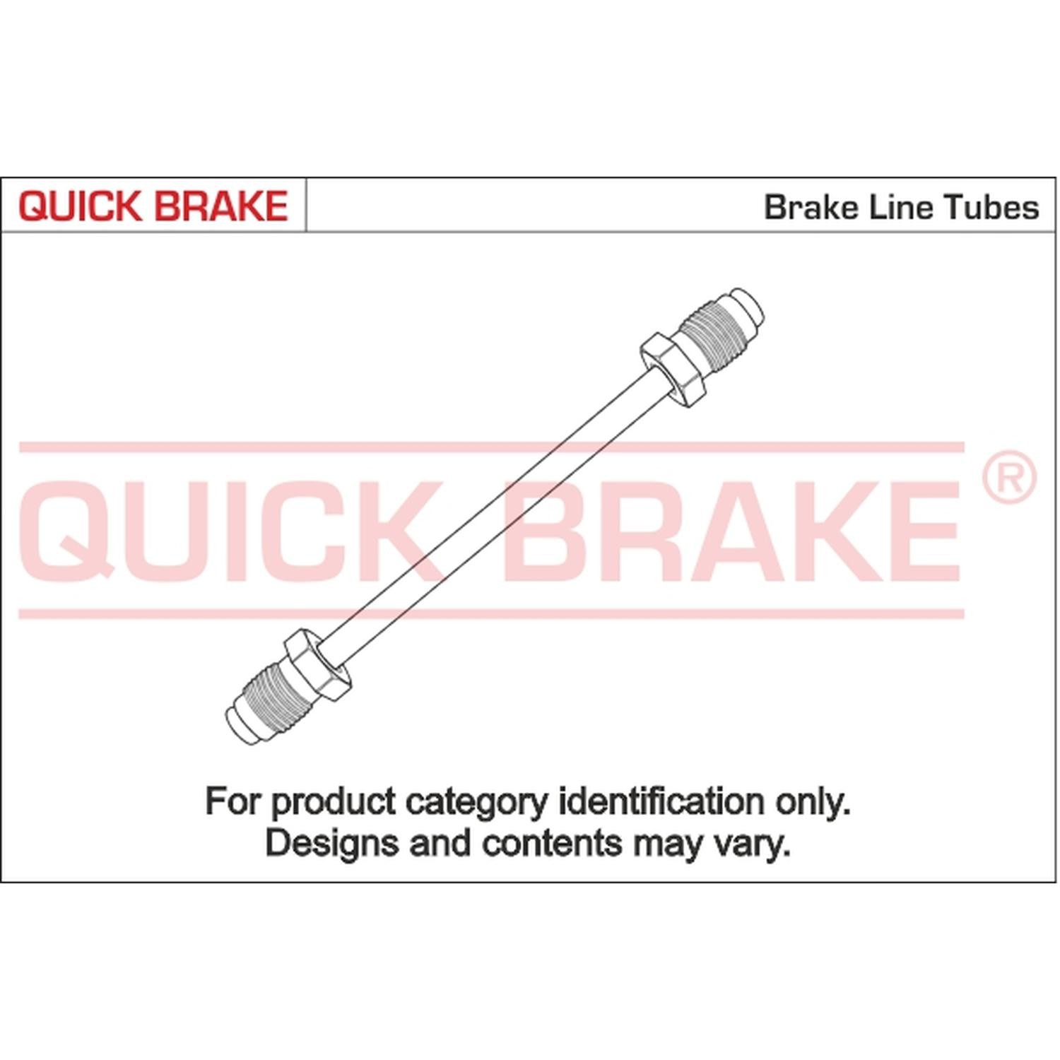 FOR AUDI HYUNDAI MITSUBISHI VW BRAKE LINE QUICK BRAKE QBCU-0180A-A