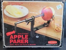 Back To Basics Apple Peeler Corer Slicer - Base Cast Iron Tool - in OB!!