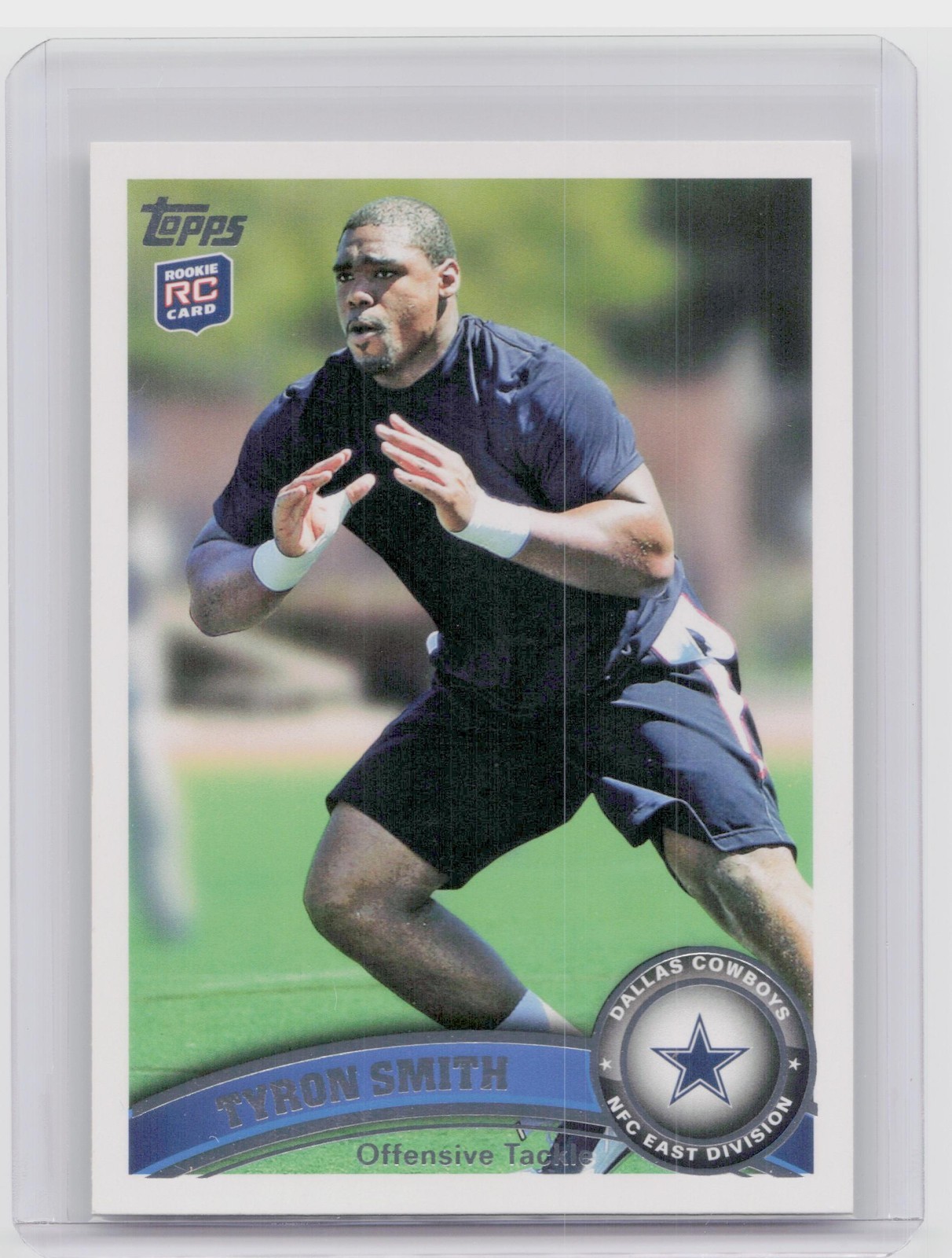 2011 Topps Tyron Smith Rookie RC #69 Cowboys
