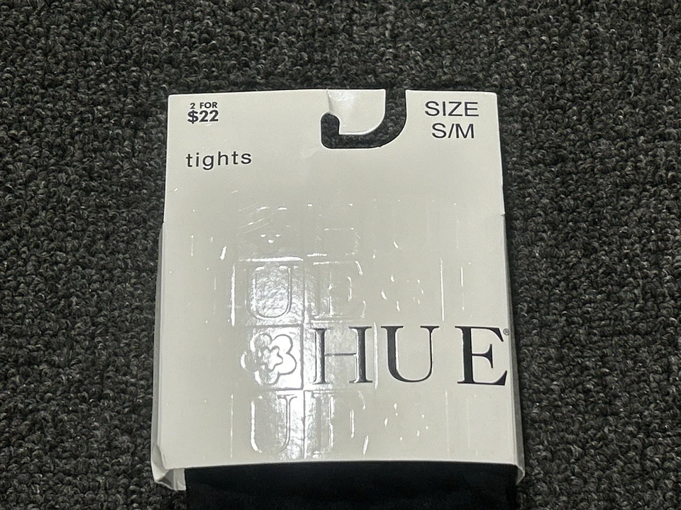 Medias Tono Suave Acogedoras Forro Cepillado Talla S/M Negro Estampado Leopardo Mezcla de Poli Nuevo con Etiquetas Foto 2 de 4