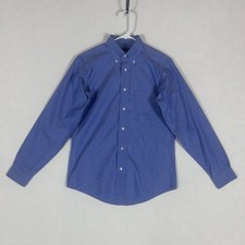 Brooks Brothers Button Down Dress Shirt Mens 16 Casual Long Sleeve 100 Cotton